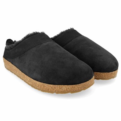 Haflinger Snowbird Clogs Dam Svarta | 98013-JFHM