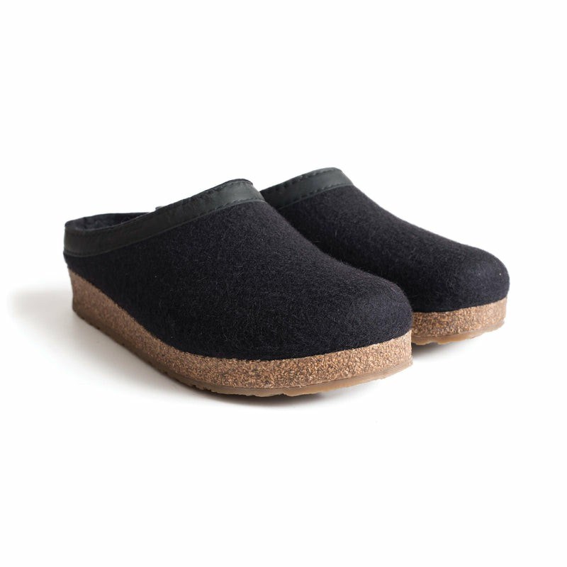 Haflinger Gzl Clogs Dam Svarta | 53271-SMDL